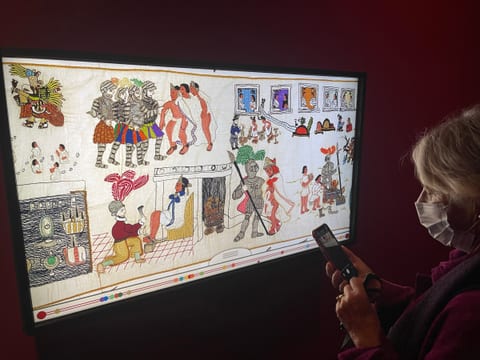 close up of the tillet tapestry