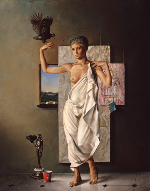 Posing with Hawk A 3