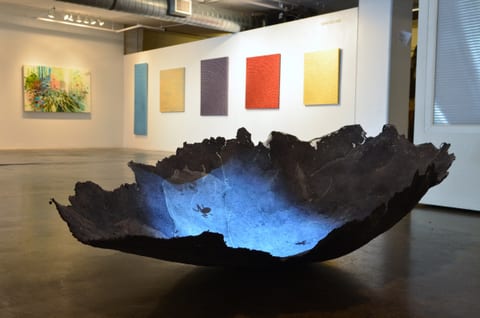 detail view of the sculpture