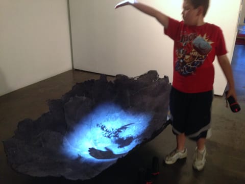 interacting with the projection