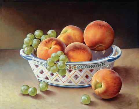 Still life with Peaches
